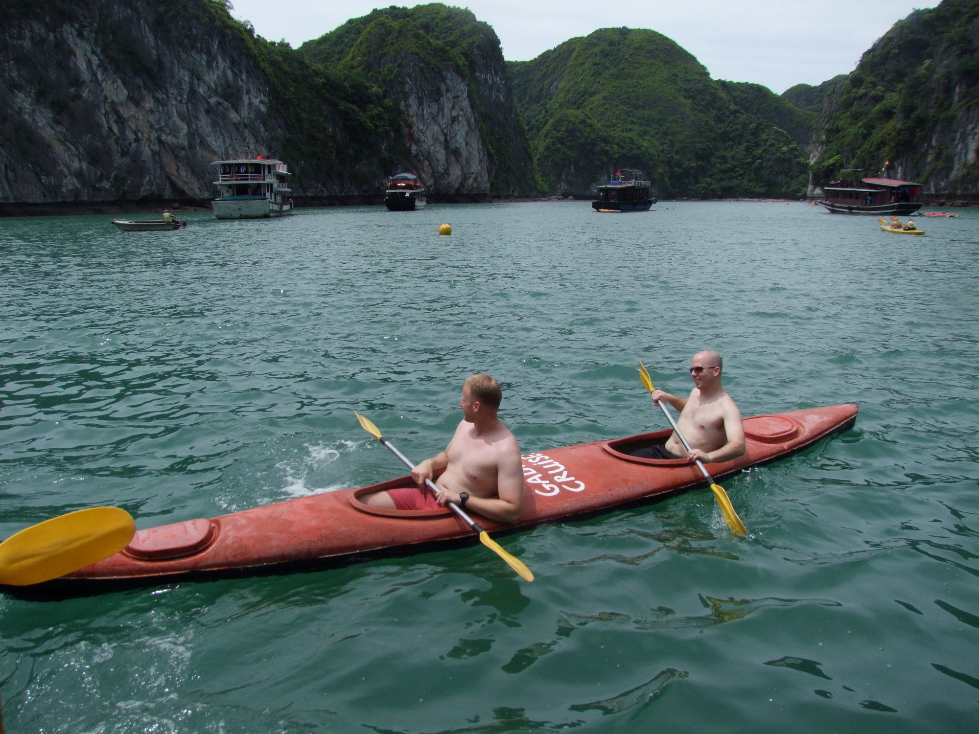 Gieng Ngoc Sea Moutain View Cat Ba Hotel Dong Khe Sau Bagian luar foto